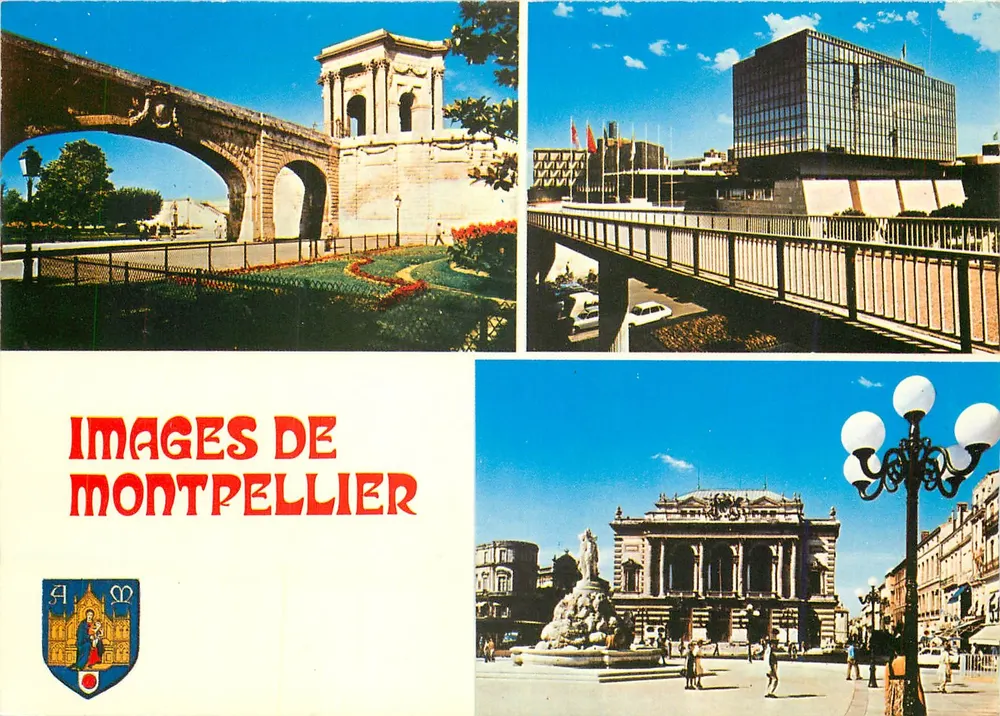 Montpellier — Images de Montpellier — Éditions Panazol - Recto