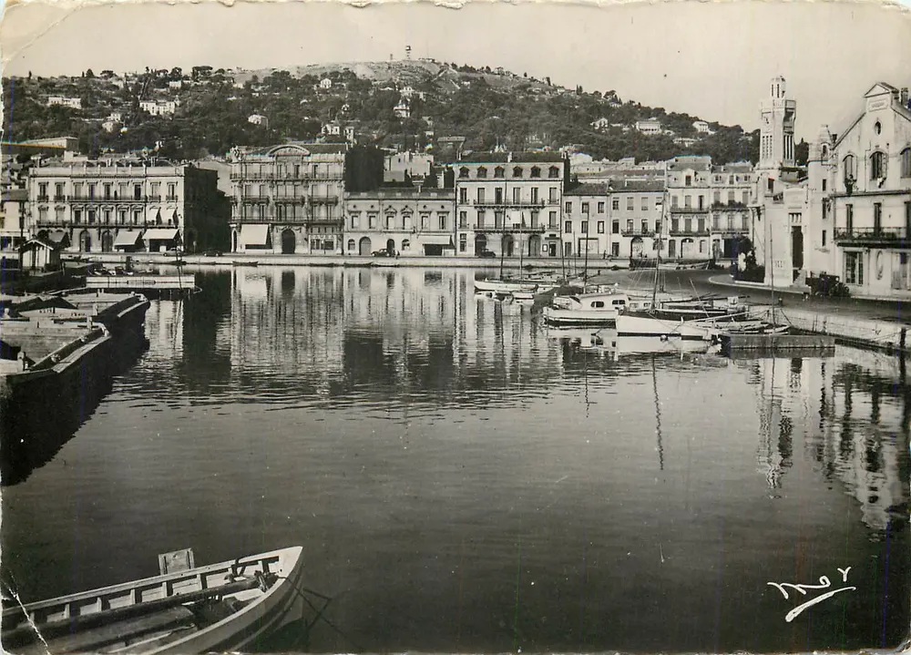 Sète (Hérault) — Ein Stück des Kanals und der Mont Saint-Clair — Les éditions MAR, Nice - Vorderseite