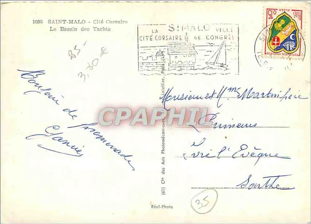 Saint-Malo - Der Yacht-Hafen — Piratenstadt — Verlag Cap - Rückseite