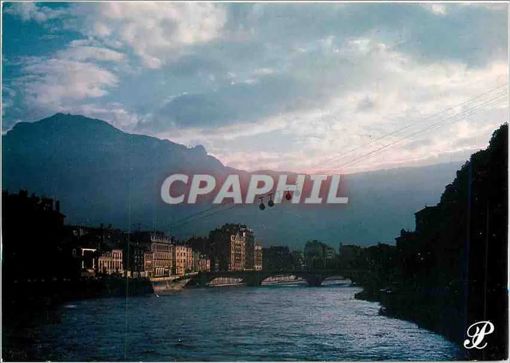 Die Seilbahnen der Bastille über der Isère — Prestige Grenoble — n° 389082-P21 - Vorderseite
