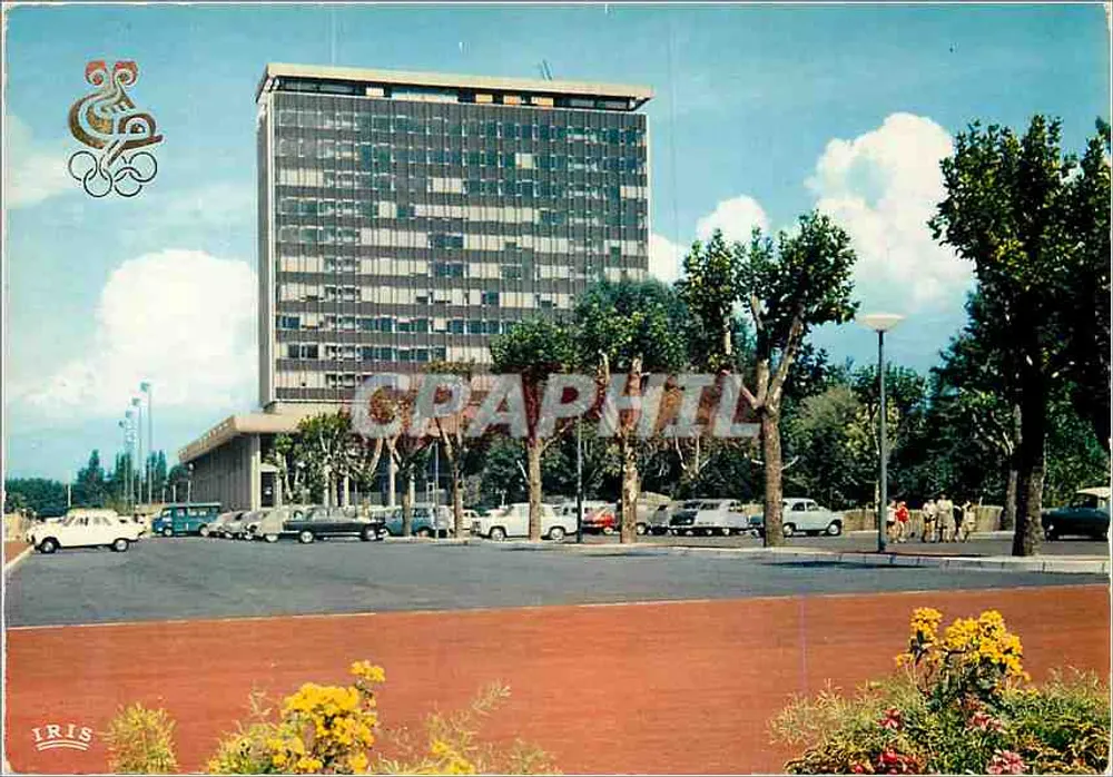 Grenoble - Olympische Stadt — Ansicht der neuen Stadtverwaltung — Hachette-Edition - Vorderseite