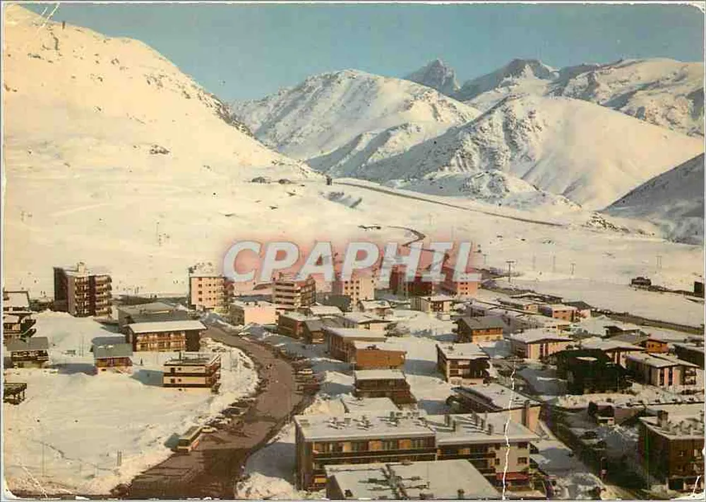 L'Alpe d'Huez — schneebedeckte Panoramansicht — Edition Céleard - Vorderseite