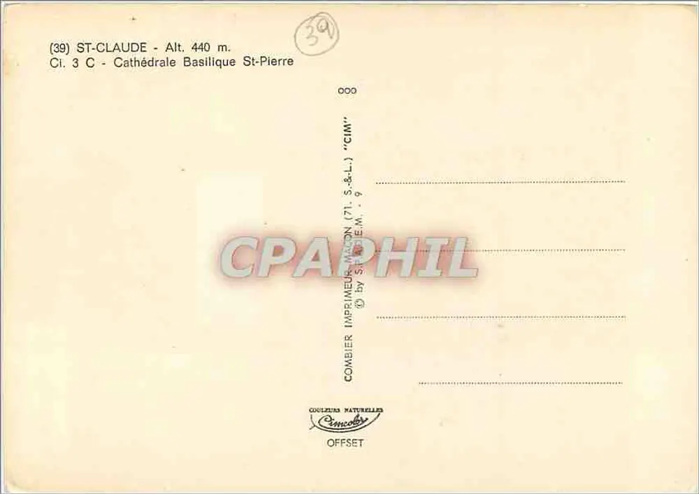 Catedral Basílica de São Cláudio (39. Jura) — Antiga Igreja Abacial Fortaleza — vitrais séculos XVIII e XIX - Verso
