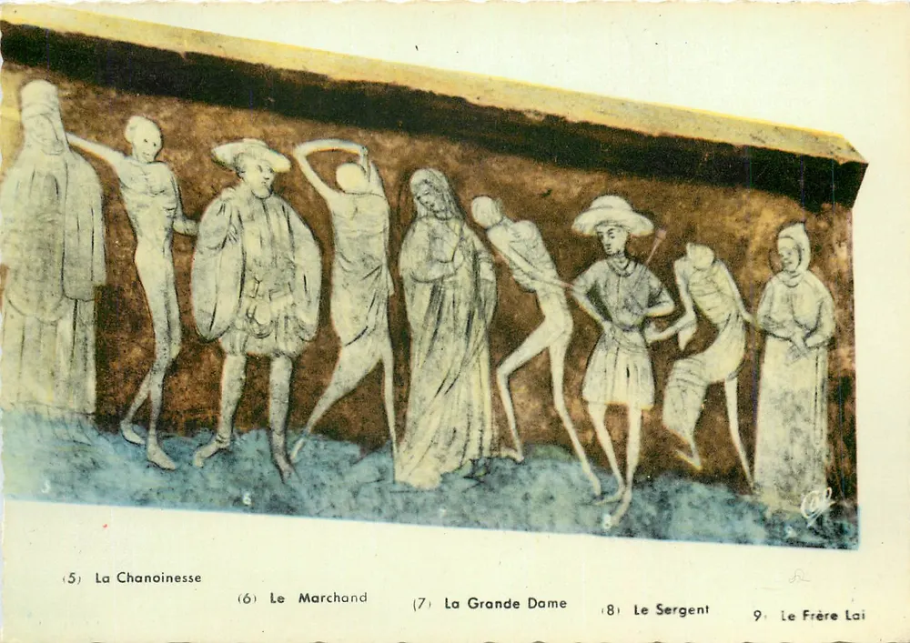 La Danse Macabre — Abbaye Saint-Robert, Haute-Loire — Cie des Arts Photomécaniques - Recto