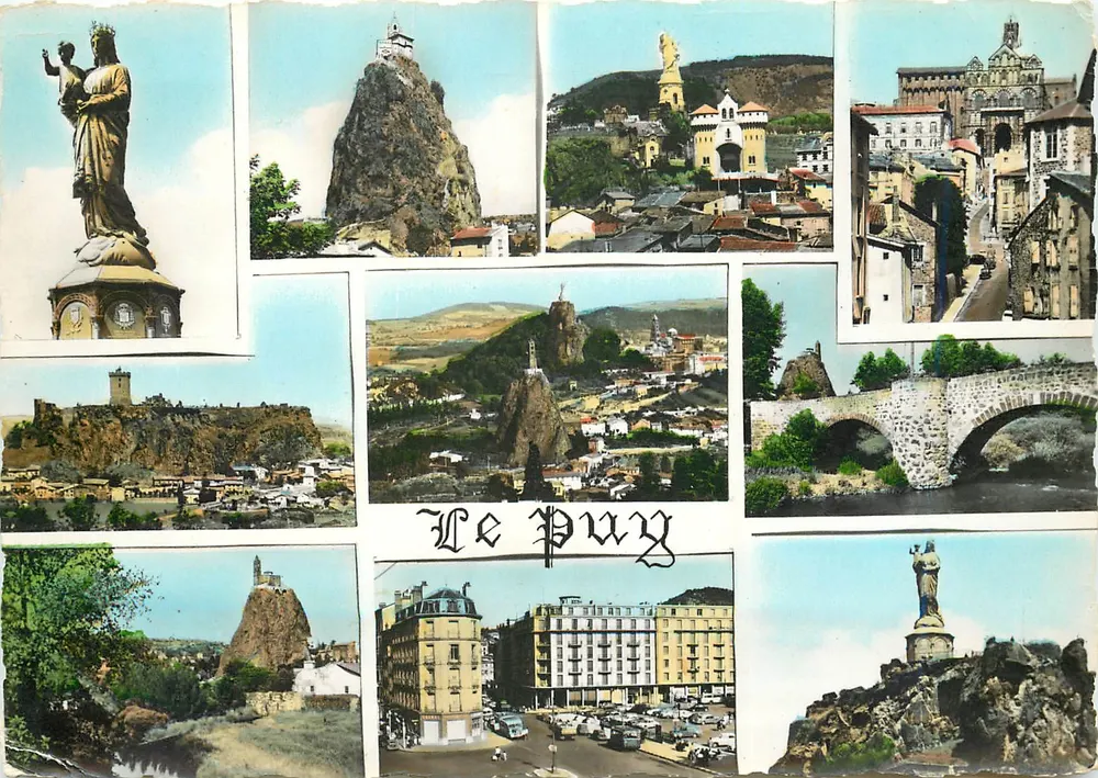 Le Puy — Vista panorâmica — Edições do Lys, Clermont-Ferrand - Frente