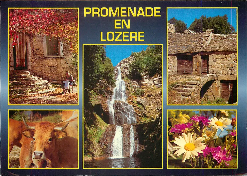 Passeio na Lozère — S.A. APA-POUX - ALEI, série 48 PP S.13 - Frente