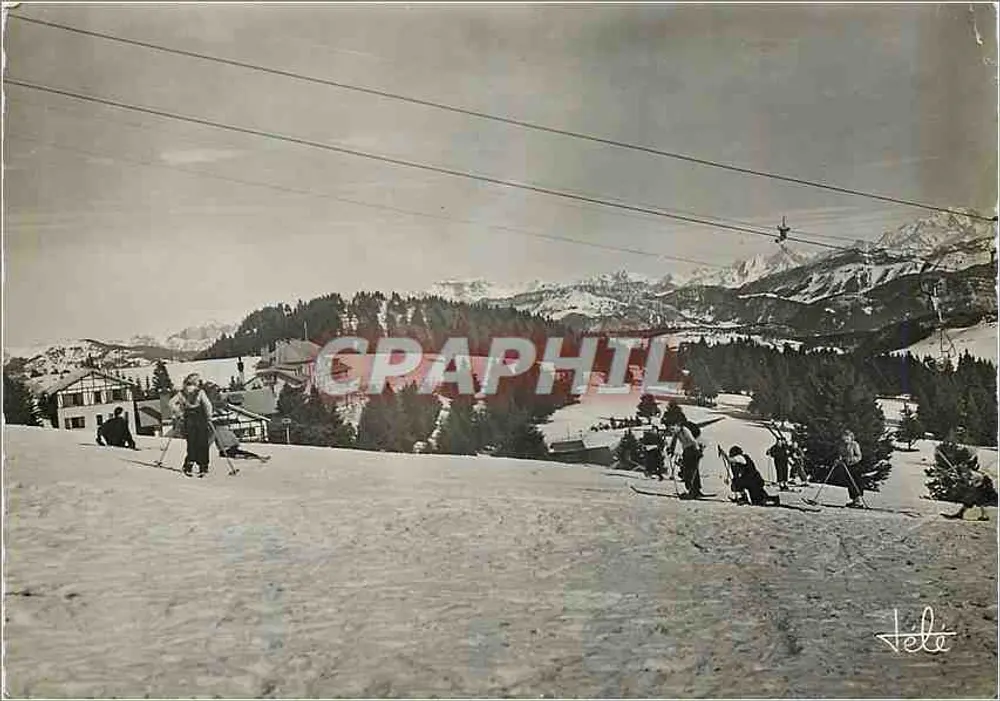 Esqui em Aix-les-Bains — vista da estação — foto de Jele - Frente