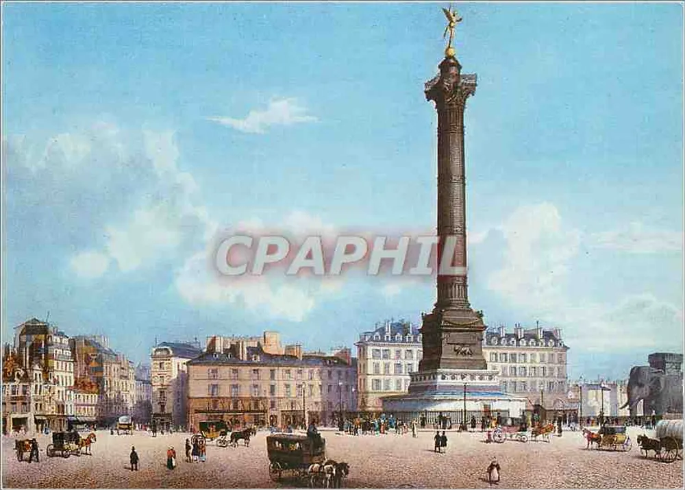 Place de la Bastille — Paris — Éditions CHANTAL - Frente