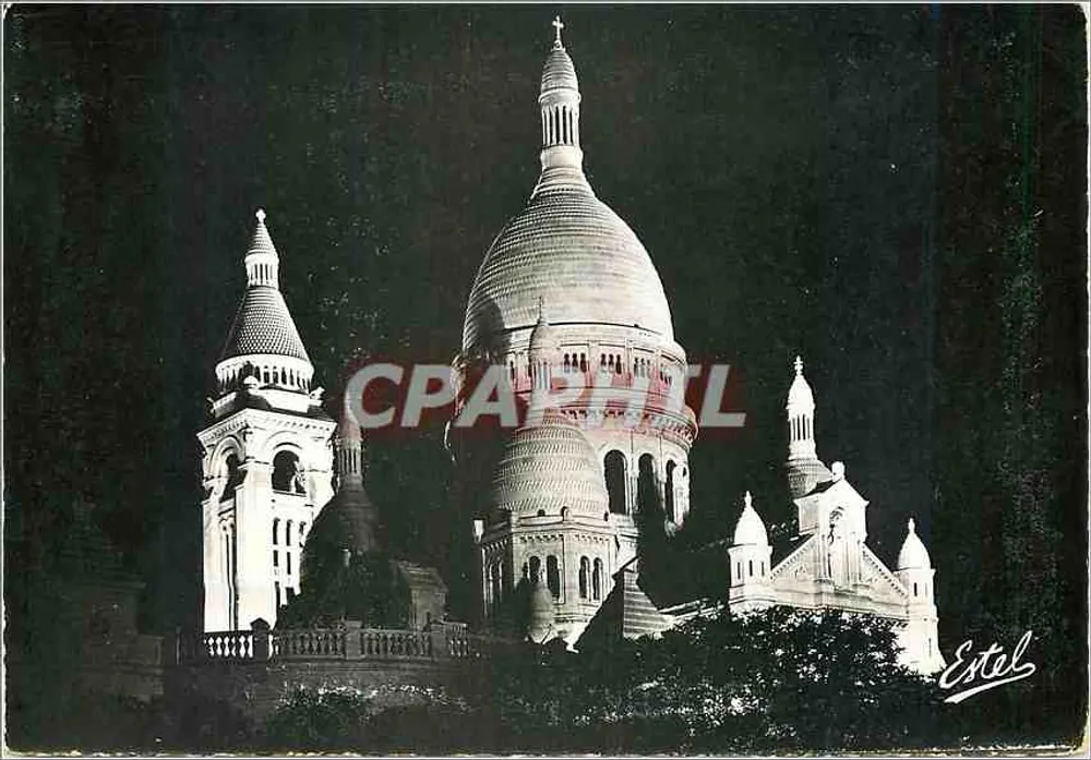 Parijs — De Basiliek van het Heilig Hart — Uitgever Estel, n° 253 - Voorkant