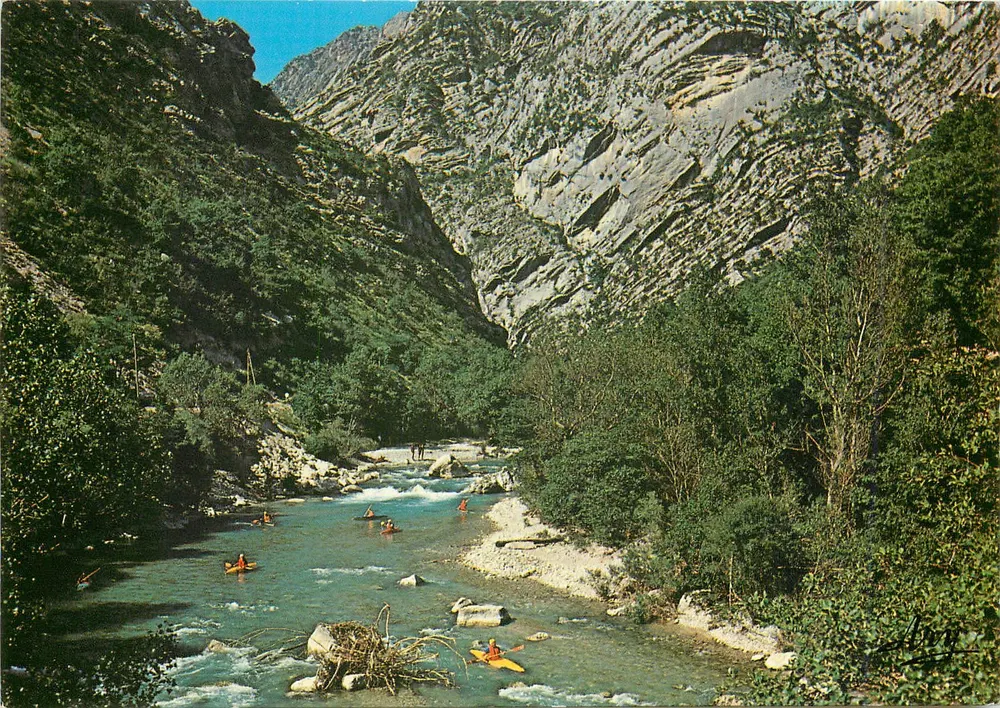 Pittoreske Schluchten des Verdon — Kajakfahrt im Grand Canyon — Edition Tardy - Vorderseite