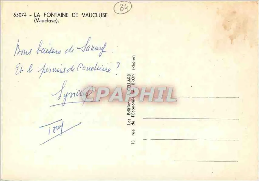 Fonte de Vaucluse — François Pétrarque — editor Les Éditions L'Économie Bron - Verso