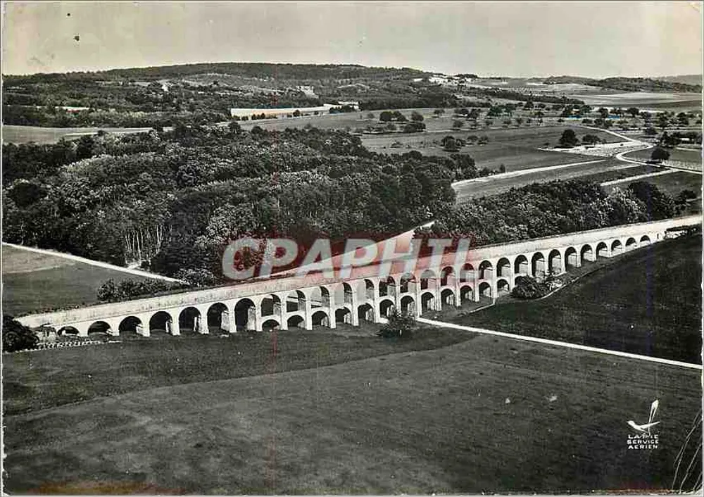 Pont-sur-Yonne — O Aqueduto da Vanne — Edição Lapie Service Aérien - Frente