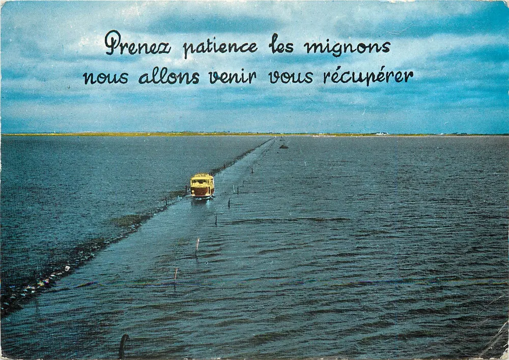 Przejście przez Gois — Wyspa Noirmoutier (Vendée) — Wydawnictwo Europy - Awers