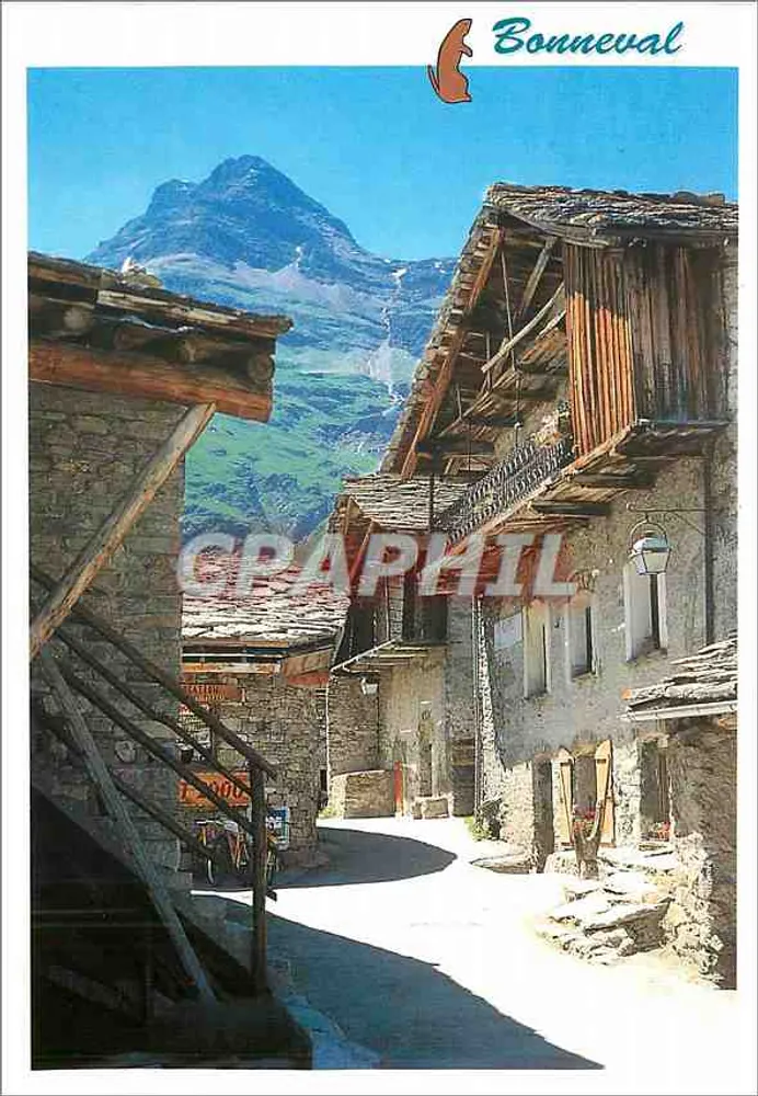 Bonneval — Alpines Dorf — Graphphil - Vorderseite