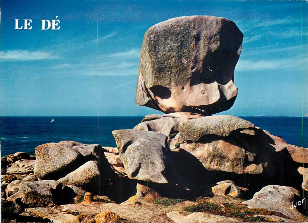 O Dado — Rocher équilibre — Éditions d'Art Yvon, n° 10/1968 - Frente