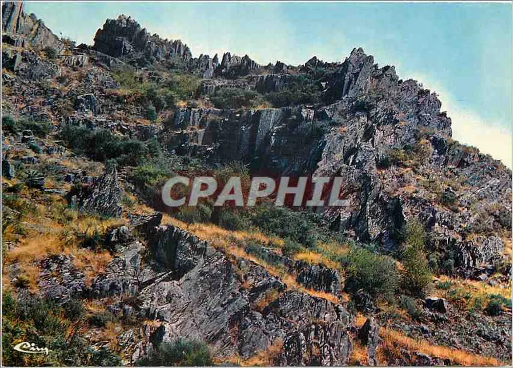 Rauhe Felsen in den Schluchten des Daoulas — Nahe GOUAREC (Côte d'Armor) — Verlag Mâcon - Vorderseite