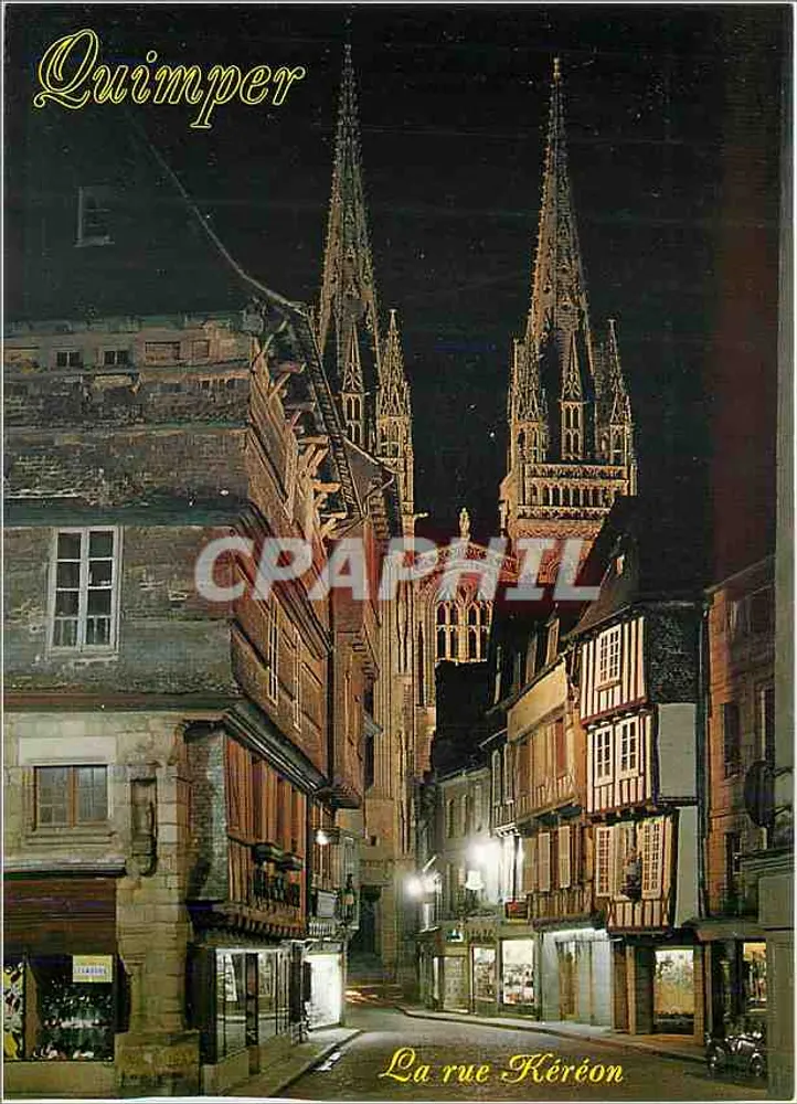 Quimper — A rua Kéréon — YCA Belles Éditions - Frente