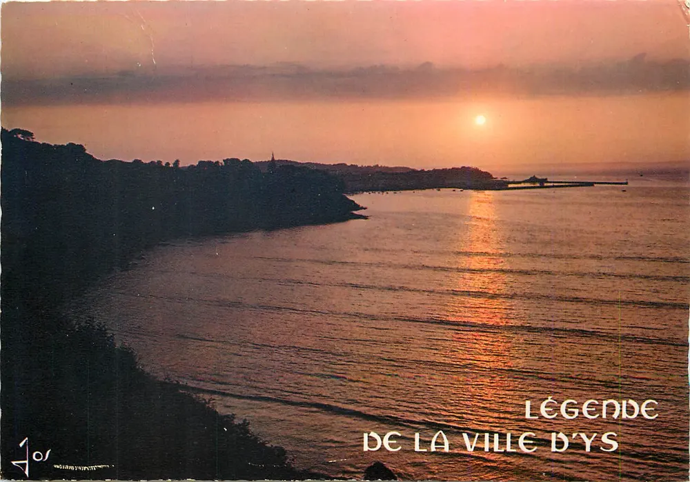 Légende de la ville d'Ys — Éditions d'Art Jos, n° MX 2147 - Recto