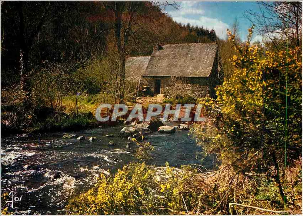 Casa Bretã no país de Argoat — Le Faouët — Éditions d'Art Jos. Châteaullin - Frente