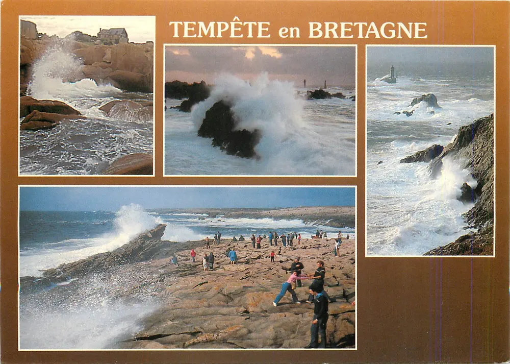 Tempestade na Bretanha — Edição de Arte UOS, Le Doaré, n° 1.3805 - Frente
