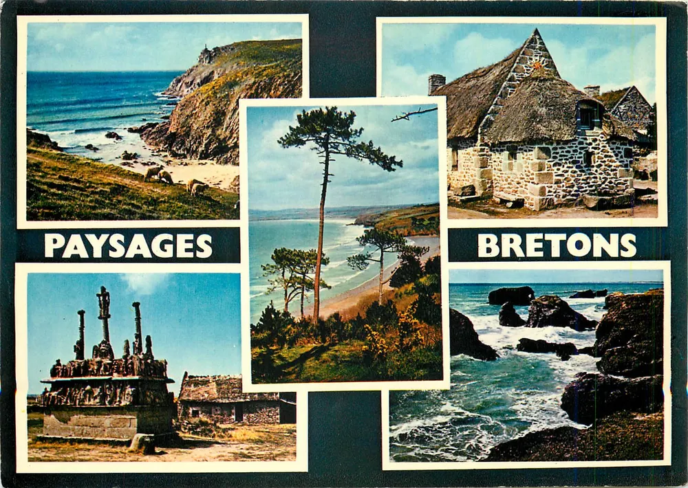 Paisagens Bretãs — coleção de paisagens bretãs — Éditions Finistère, n° 23.186 - Frente