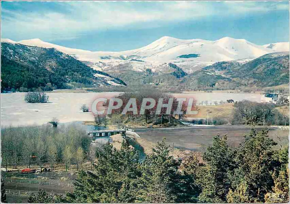 A AUVERGNE NO INVERNO — 787 - Lago Chambon — LUMICAP - Frente