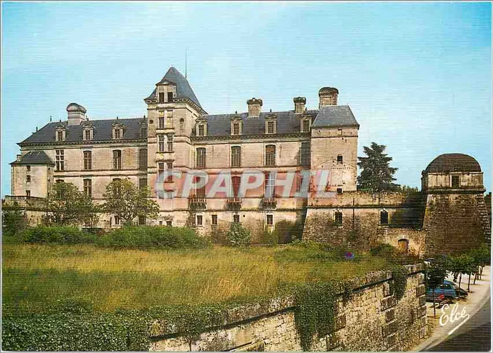 Castillo de los Dukes de Epernon — Cadillac, Gers — Editor Elcie - Anverso