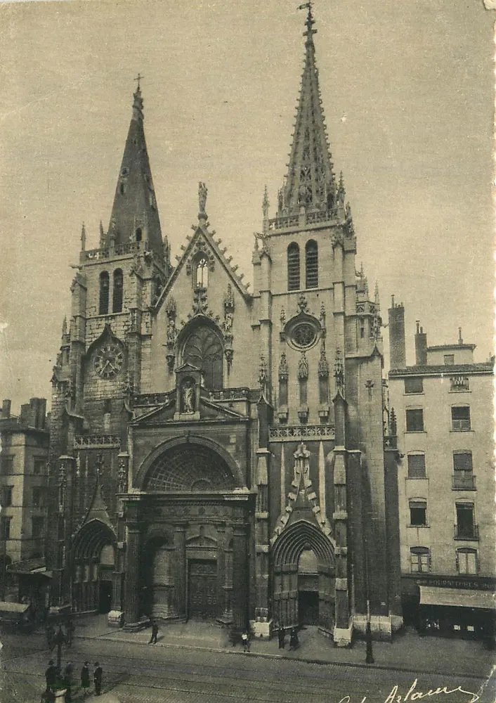 Igreja de São Nizier — Lyon — editor P.W. n° 25.552 - Frente