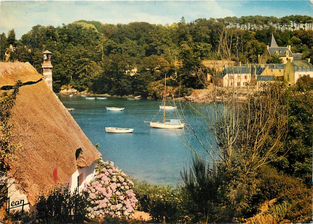 Fischerhütten am Ufer des Aven (Finistère) — Les Éditions Audierne — n° 2022 - Vorderseite