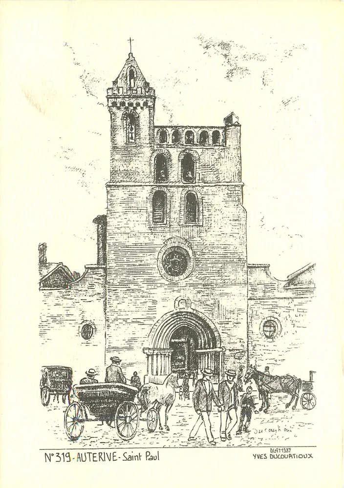 Auterive - Saint Paul — editor Yves Ducourtioux, n°319 - Frente