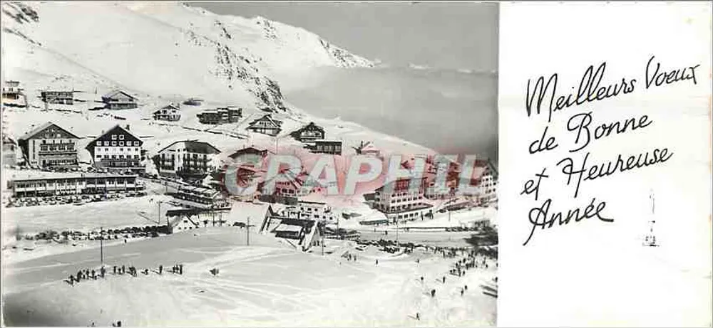 Ski-Station — Panoramablick — Graphphil - Vorderseite