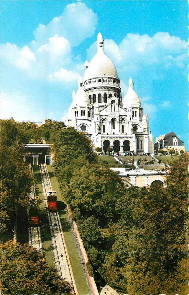 Basilika des Heiligen Herzens von Montmartre — Der Funicular — Edition Photo au Brochure, Nr. 119 - Vorderseite