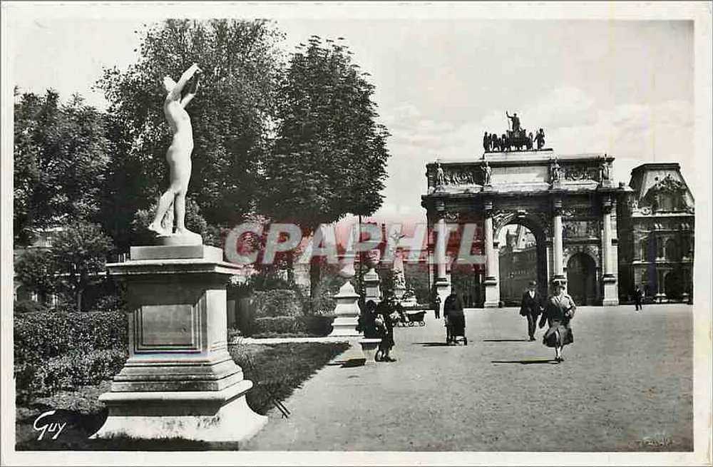 Arco do Carrousel — Paris — editor Leconte & Bretonnerie - Frente
