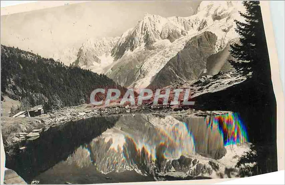 O Massif do Mont-Blanc — vista de Goussau — editor não identificado, n° de série 67 - Frente