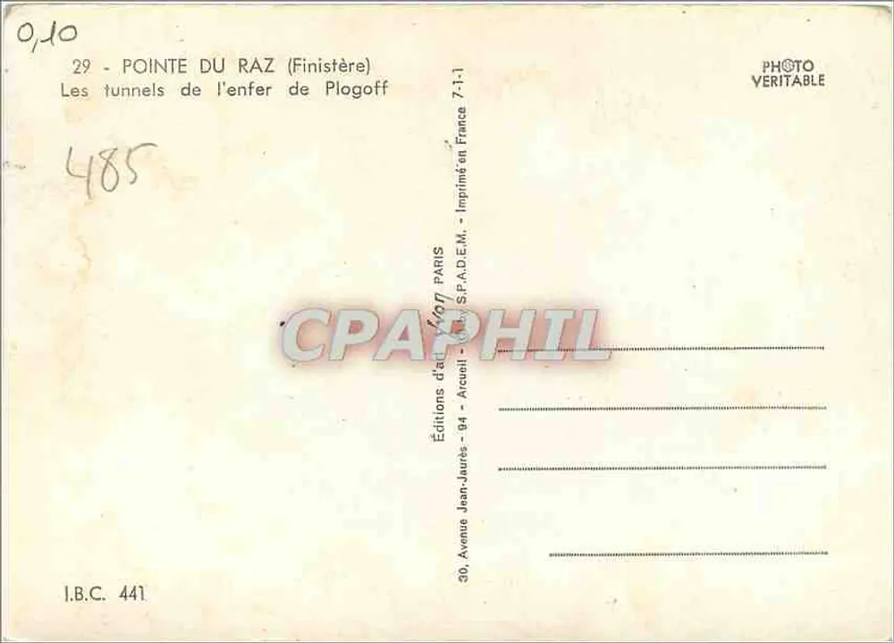 Ponta do Raz (Finistère) — Os túneis do inferno de Plogoff — Éditions Jean-Jaurès - Verso