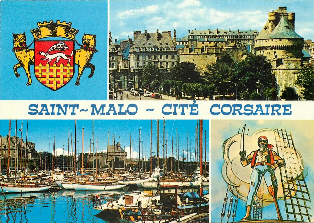 Saint-Malo - Cidade dos Corsários — Artaud Frères Editores, n°102 - Frente