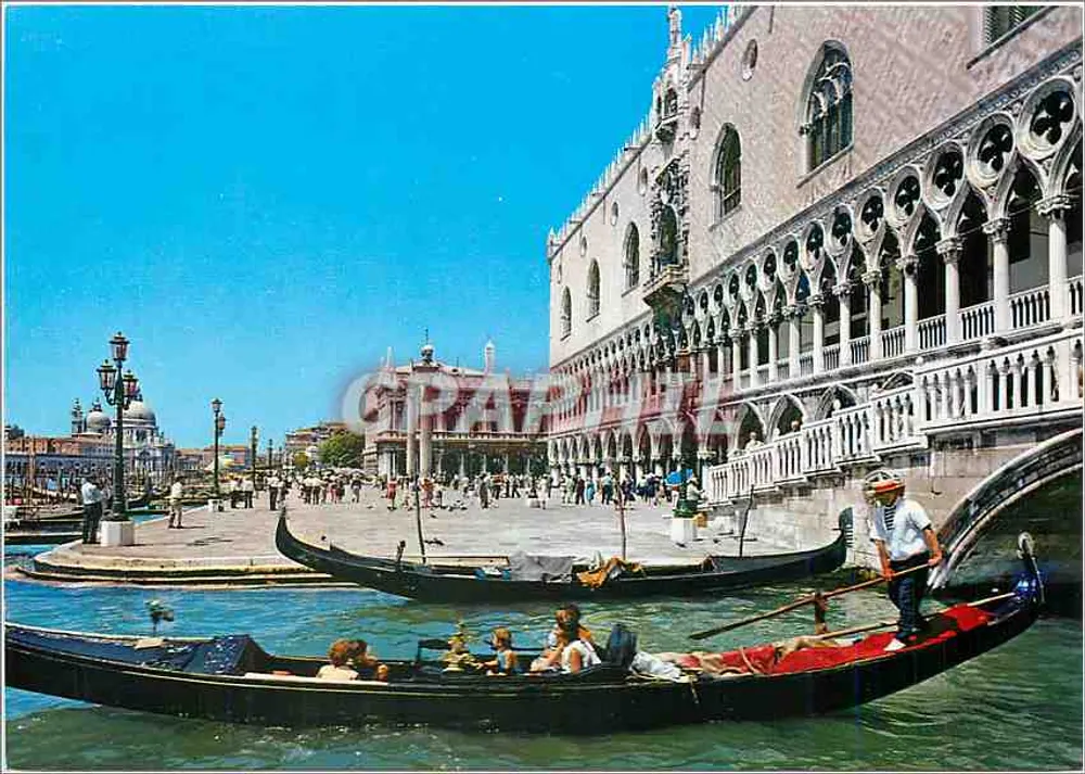 Venedig — Palazzo Ducale und Riva degli Schiavoni — Edition Zerella n°127 - Vorderseite