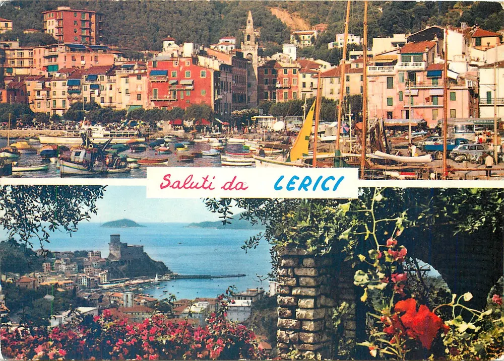 Lerici — vista do porto e do castelo — Royalcolor, n° 241/f - Frente