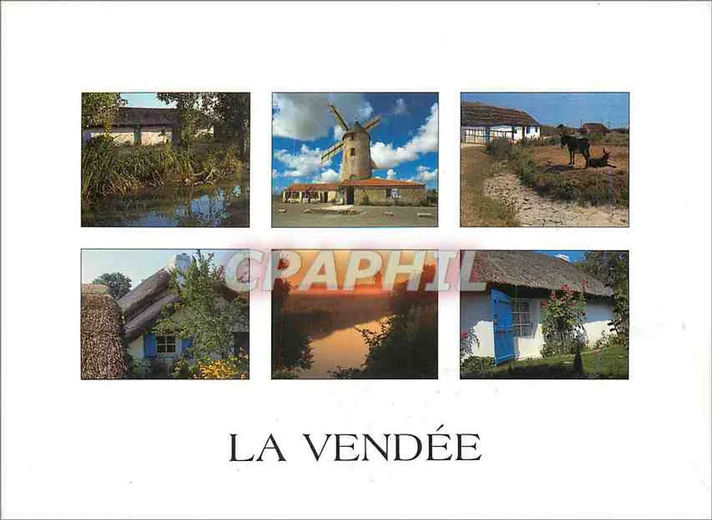 La Vendée — Paisagens rurais — Éditions d'Art LOUANNE - Frente