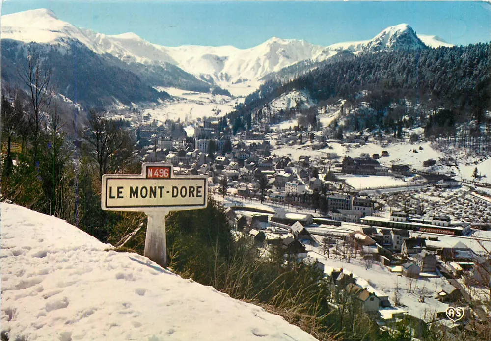 Le Mont-Dore — vista invernal — Éditions du LYS - Tarsephane - Frente