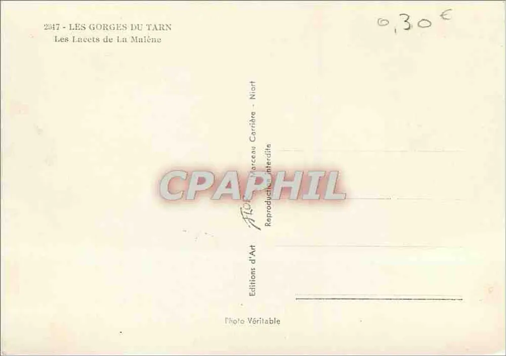 Les Lucets de La Malène — As Gorges do Tarn — Foto Real - Verso