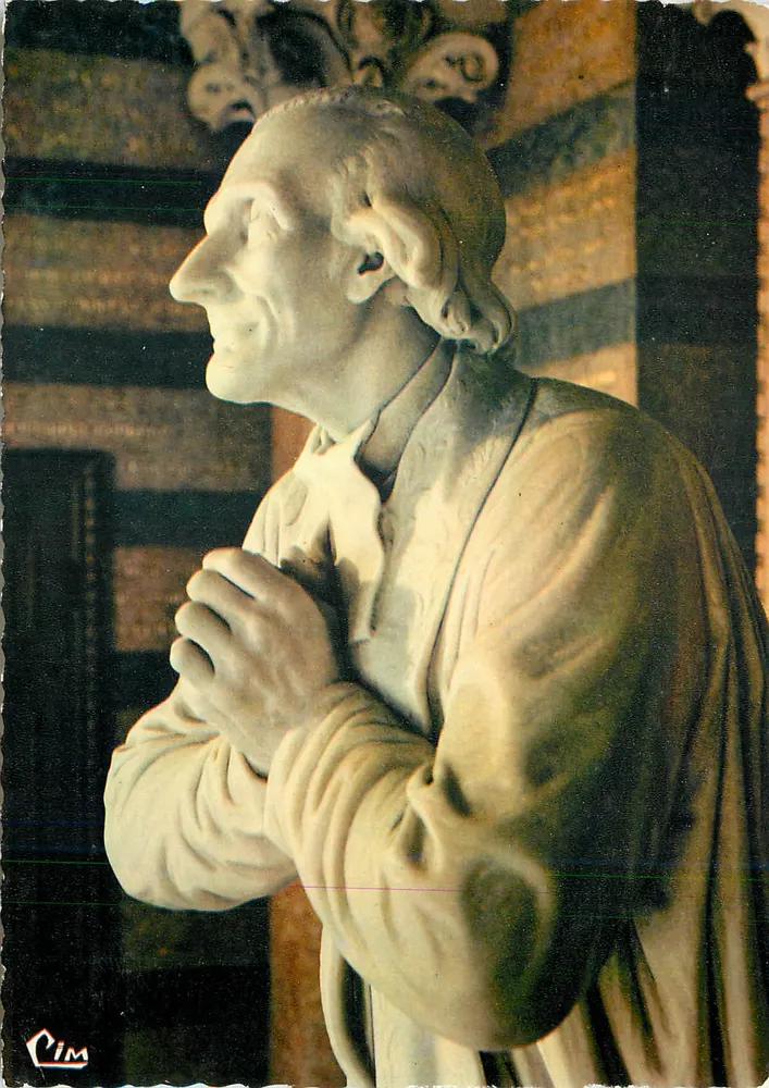 Statua del Santo Curato d'Ars — Cappella del Cuore (di Cabuchet) — CI. 50 — Cim - Recto