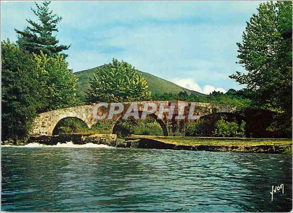 Ascain — Le Pont Romain sur la Nivelle — Editions Jean-Jaurès - Recto