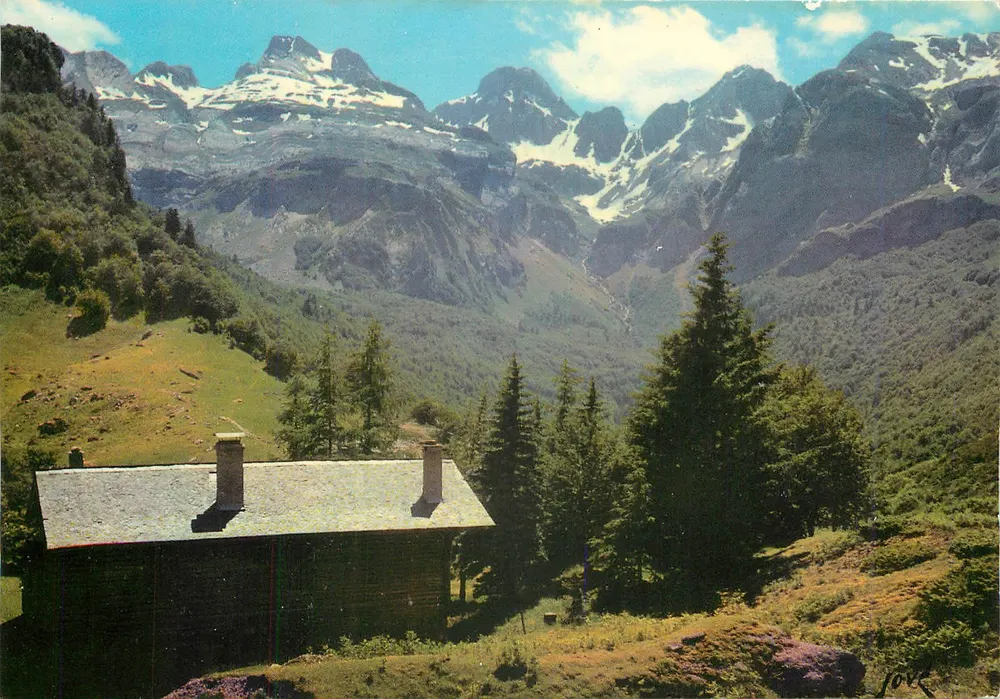 O Cirque de Peyranère — (2645 m) — Edições de Arte Pirineias, n° 3067 - Frente
