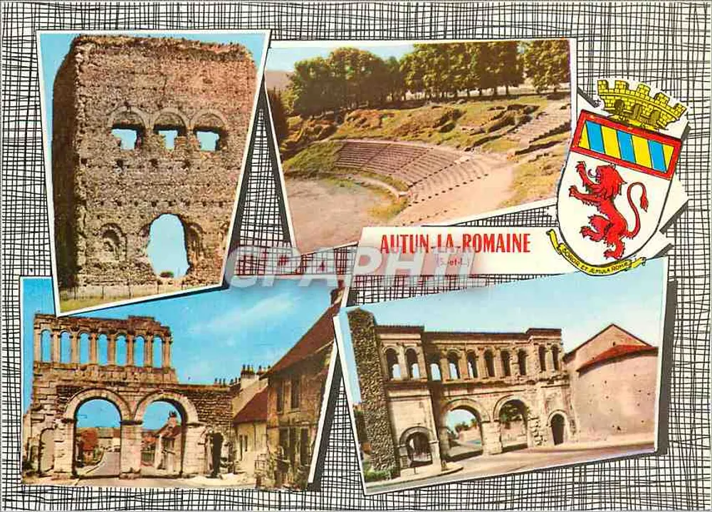 Autun-la-Romaine — sítios arqueológicos — Combière Imprimeur Mâcon - Frente