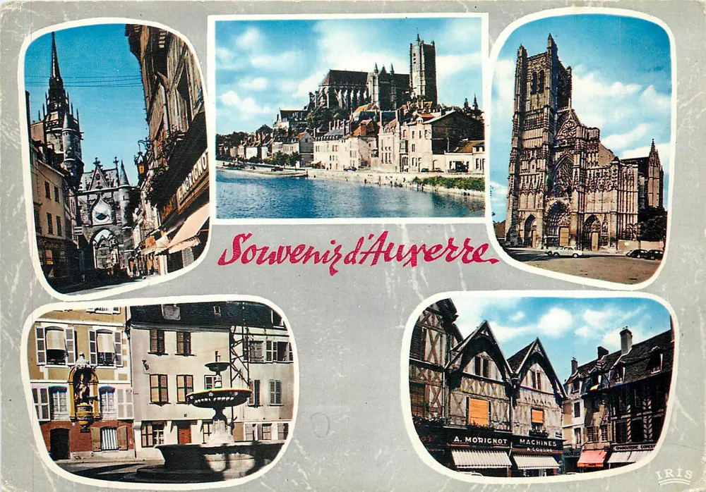 Auxerre — Erinnerung an Auxerre — Verleger IRIS - Vorderseite