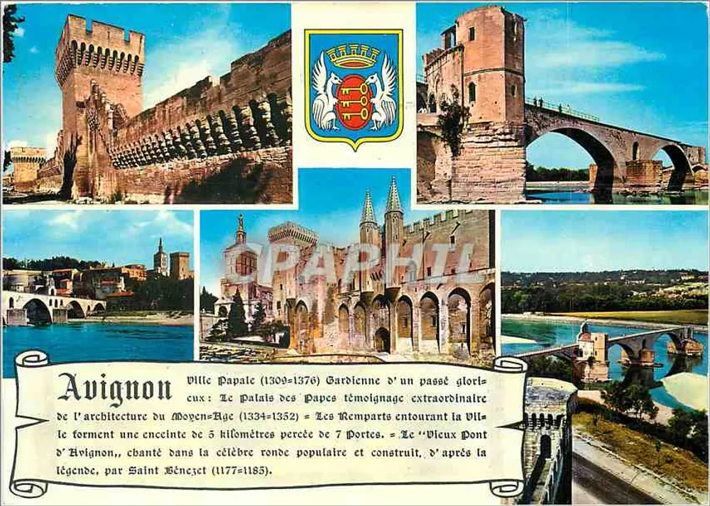 Avignon — Cidade Papal (1309-1376) e seus monumentos — As Edições AMAB - Frente