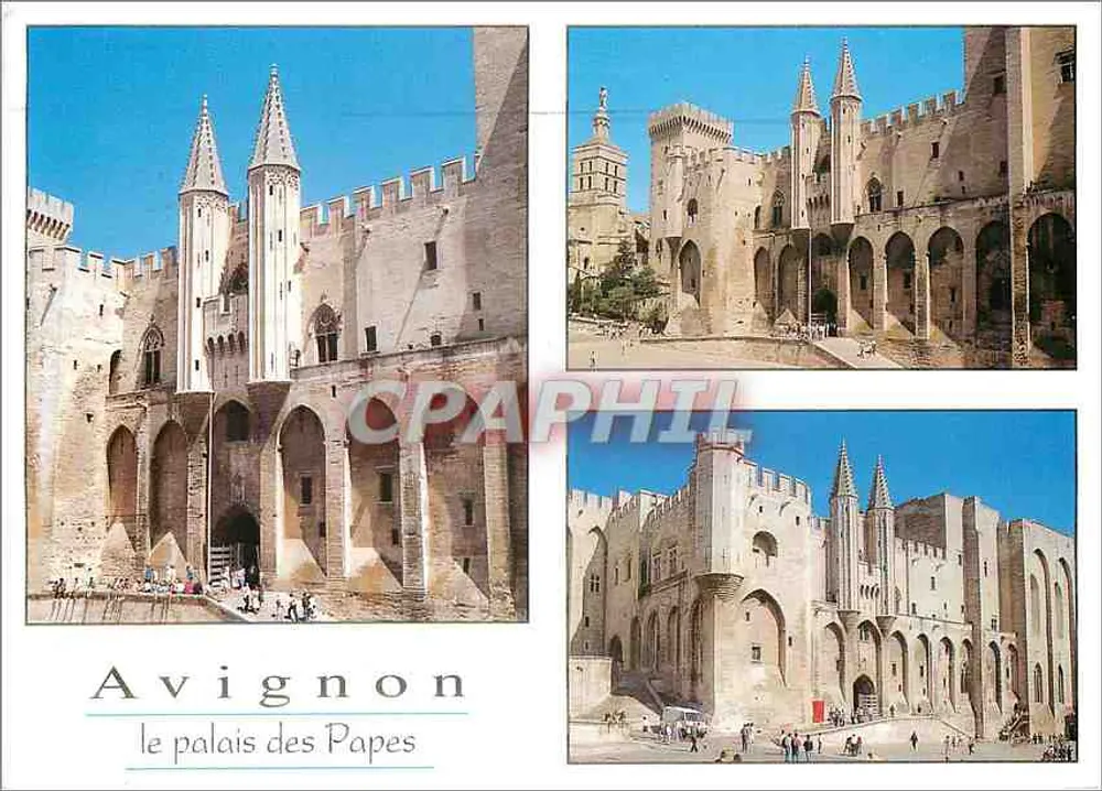 Avignon — o palácio dos Papas — Éditions du Boumian - Frente