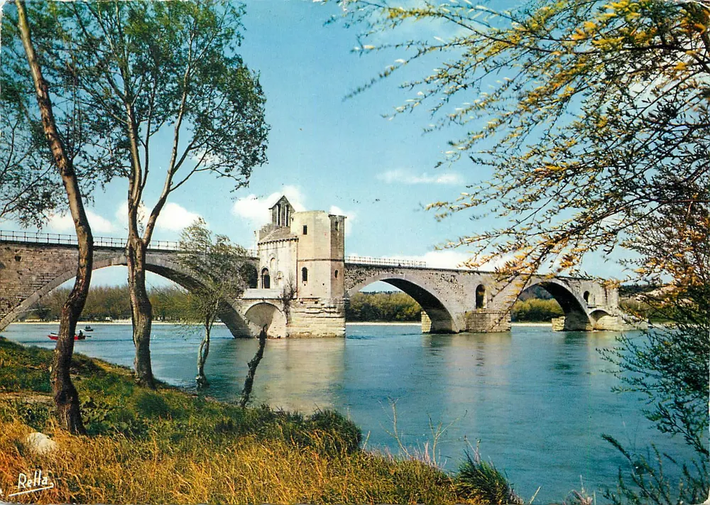 Pont Saint-Bénézet et la Chapelle Saint-Nicolas — Avignon (Vaucluse) — Éditions Rella Nice, n° 439 - Recto