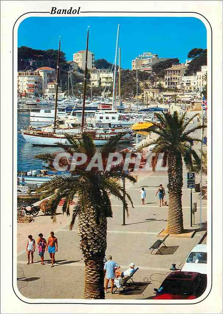 Bandol — Hafen und Palmen - Vorderseite
